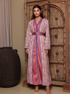 Ikkxa Sondos Jalabiya IK1079 Pink image