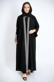 Elegance Piping Modern Abaya AIK6068