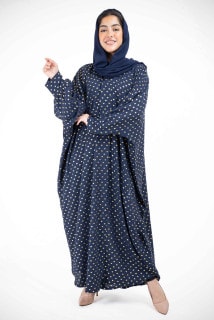 Printed CY Abaya AIK8004 Blue image