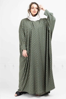 Printed CY Abaya AIK 8004Green image