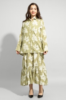 Two-Piece Floral Dress Set IN8965 image