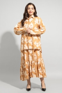 Two-Piece Floral Dress Set IN8965 image