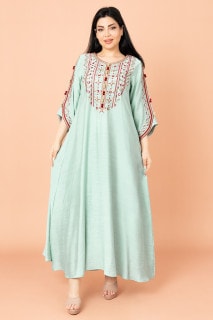 Classic Embroidery Jalabiya IK3005 image