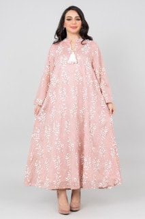 Petal Grace Embroidered Jalabiya OMN02 image