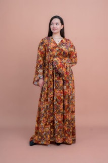 Abstract Geometric Maxi IK072 Yellow image