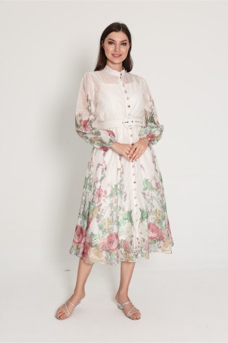 Shimmer Bisht Design Jalabiya IK6012 Beige