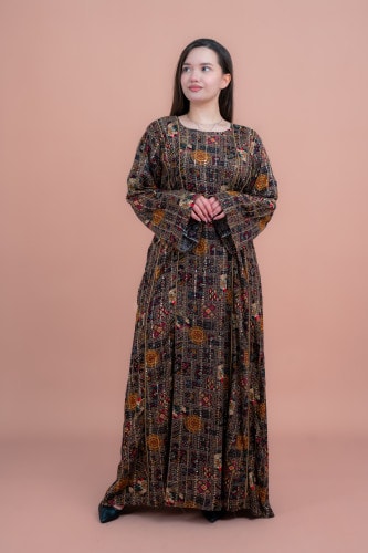 Abstract Geometric Maxi IK050 Black