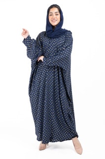 Printed CY Abaya AIK8004 Blue image