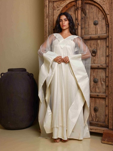 Ikkxa Noura Jalabiya IK1082 Beige