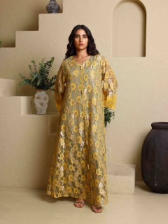 Ikkxa Eira Jalabiya IK4039 Yellow image