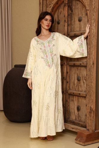 IKKXA Turath Jalabiya IK4038 Yellow