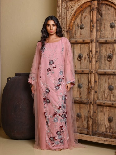 Ikkxa luma Jalabiya IK1060 Pink