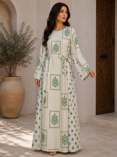 Ivory Heritage Jalabiya IKTT002 Blue