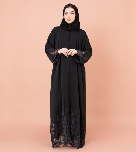 Luxury Layered Abaya AIK038