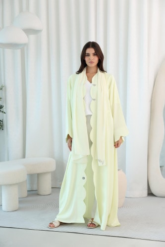 Casual Circle Cut Colored Abaya ABY1101